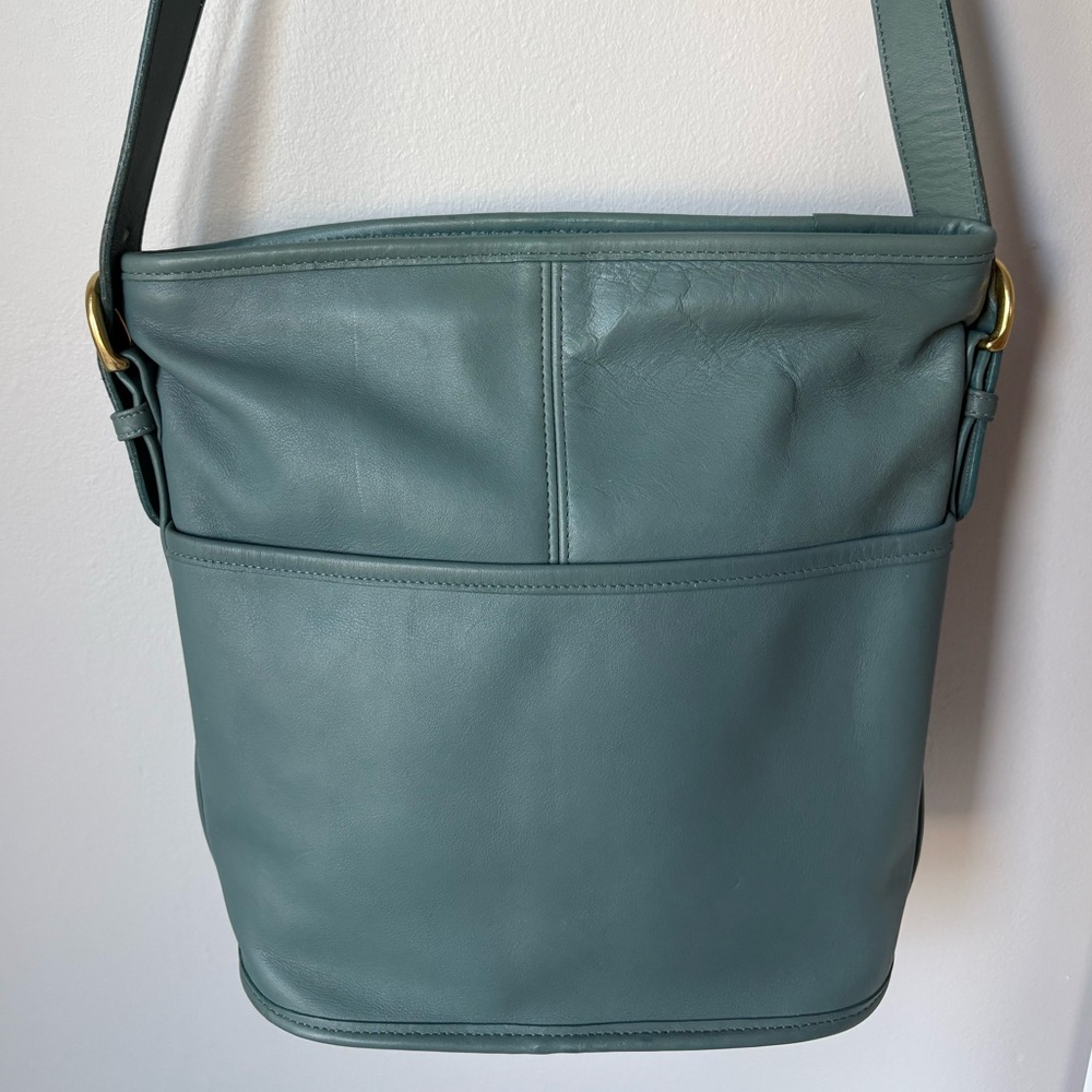Vintage Coach Bleecker Bucket 4153 Ocean HTF 1996